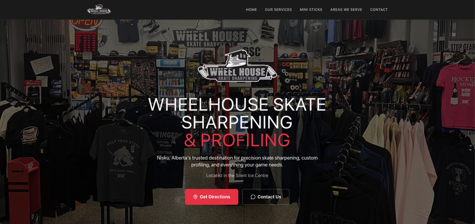 Wheelhouse Skate Sharpening website